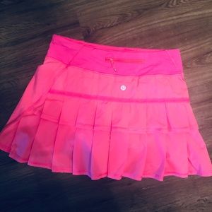 Lululemon Pacesetter Skirt, Hot Pink 4 Tall